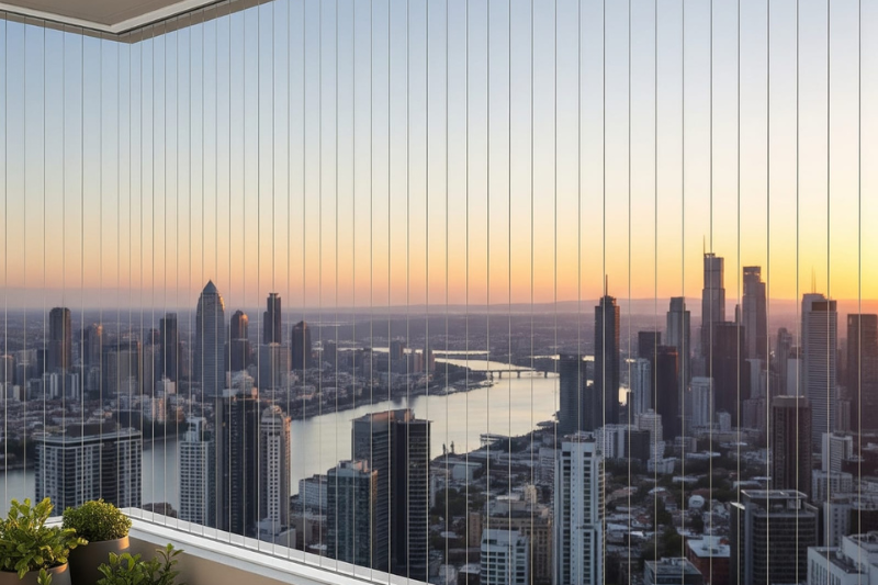 Invisible Balcony Grills